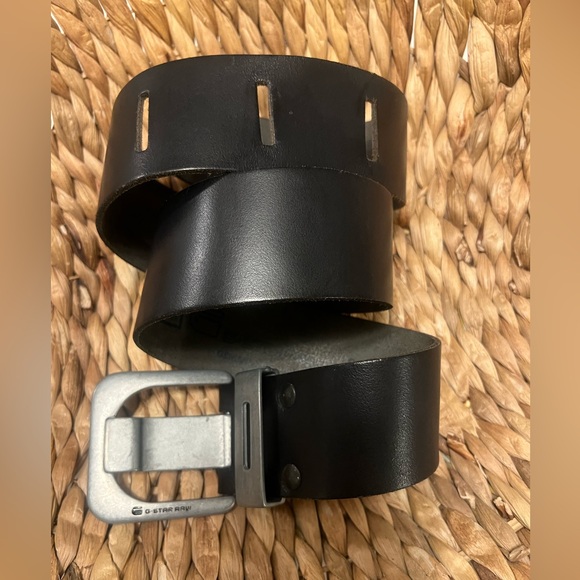 G-Star Raw leather Belt medium black - Picture 2 of 11